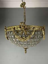 Brass Half Basket Empire