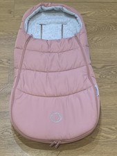BUGABOO UNIVERSAL FOOTMUFF/COSYTOES FLEECE LINED MORNING PINK