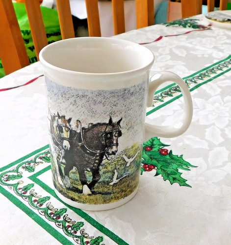 Dunoon white stoneware mug - white,