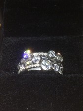 Boodles Classic Waterfall 950 Platinum Ring with 1.4ct Brilliant Cut Diamonds