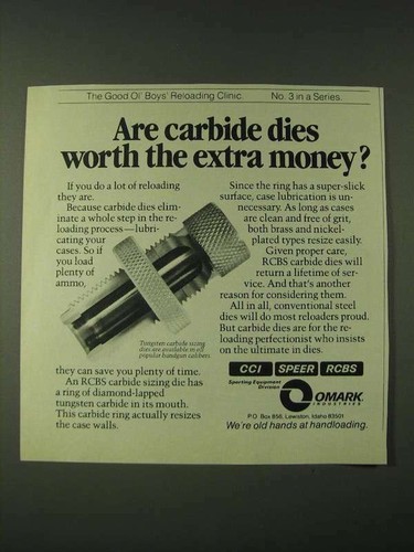 1980 omark cci speer - omark, rcbs