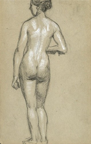 Portrait nude lady - portrait,