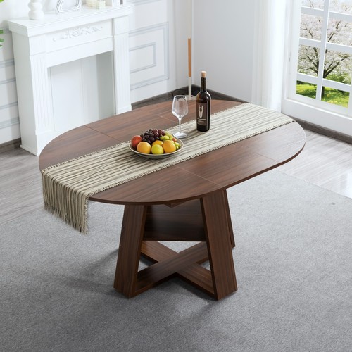 In extendable oval - 43.3‑59 in,