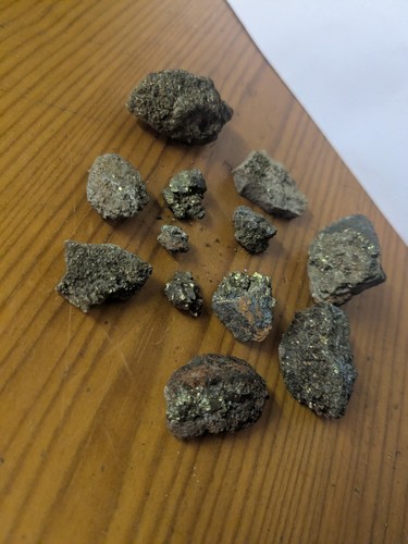 Cumbrian fools gold - cumbrian, gold/pyrite