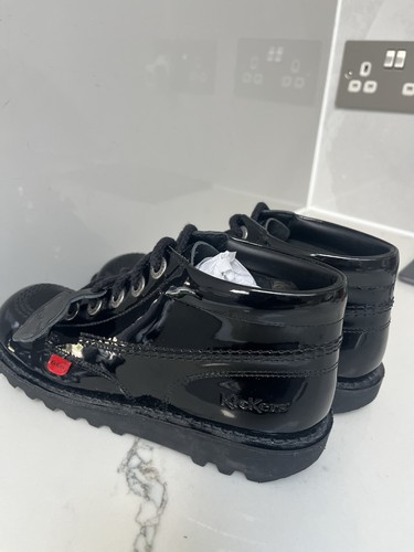 Kickers black patent - black, leather
