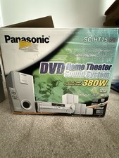 Panasonic Home Theater DVD Sound System Subwoofer SC-HT75 with Remote UNTESTED 
