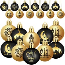 24 Pcs Ramadan Ornaments for