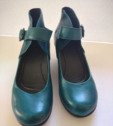 Teal dansko rebel wedge heels - teal,