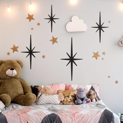 4pcs metal wall art decor - 4pcs,