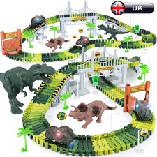 185Pcs Kids Dinosaur Toys Car