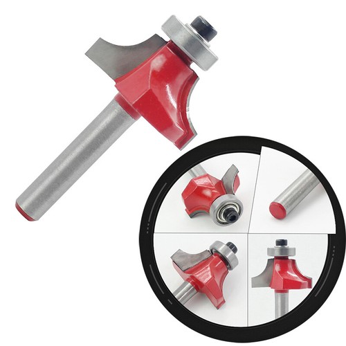 1pc round over edging router - round,