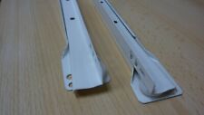 SET OF 35 cm WHITE METAL  DRAW RUNNERS LEFT OR RIGHT SIDE TO CHOOSE #250