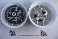 Suzuki GSXR 600 750 SRAD TL 1000 R S White OZ Forged Lightweight Wheels & Discs