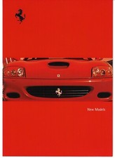 Ferrari Range 2002-03 UK Market Foldout Brochure 360 Modena Spider 456M GTA 575M