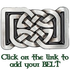 Celtic Knotwork Metal Belt Buckle Biker UK Celt