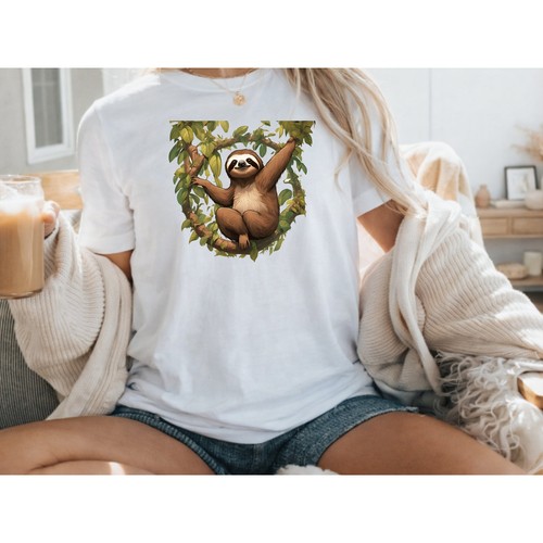 Sloth animal lazy womens - animal, t