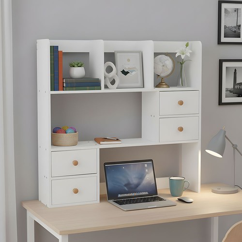 Wooden desktop bookshelf - desktop,