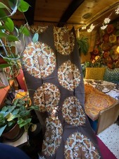 Vintage 1970s Graphic Curtains