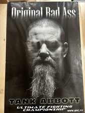 Authentic Rare Tank Abbott SEG Era Poster UFC