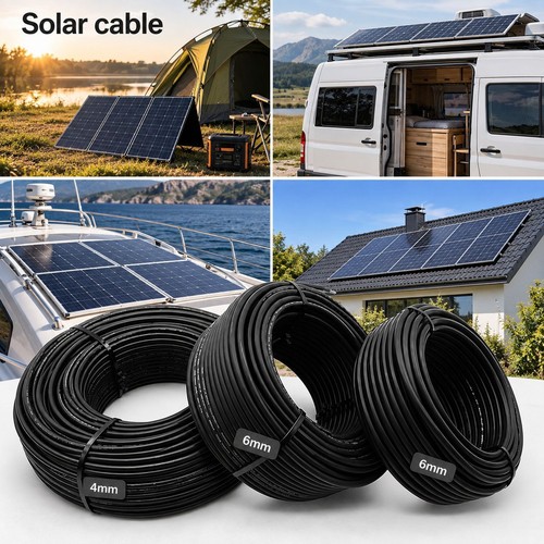 Solar cable 4mm 6mm - solar, 6mm²