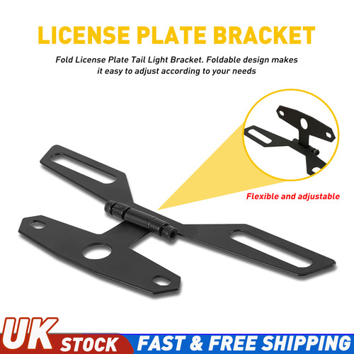 Rear license plate - license, bracket