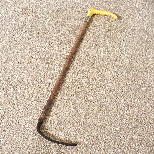Brown beige riding crop whip - beige,