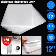 120Pcs 12" Clear Plastic Vinyl