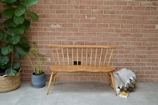 Vintage Rare Ercol Love Seat bench model 349 