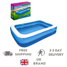 COOZi 2.6M Premium Family Inflatable Paddling Pool for Kids, Toddlers - RETURNED