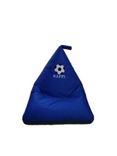Personalised football beanbag chair, ready filled, child size