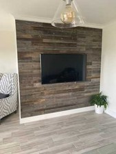 Wood Wall Tiles, Wall Covering Panels, Decorative, Vintage, Reclaimed Wood Decor