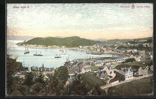 Oban bird eye view - oban,,