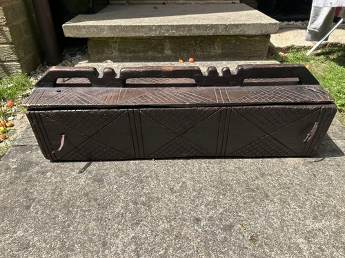 Vintage ethiopian hand - vintage, hand-carved