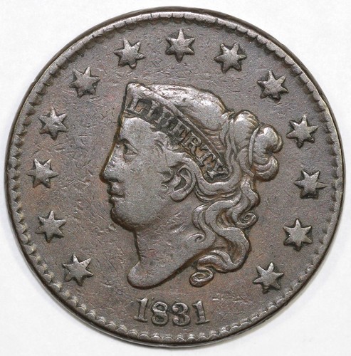 1831 coronet matron head - 1c, or