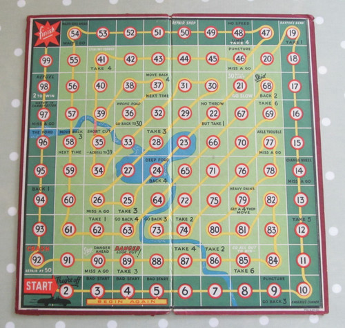 Vintage road race game - vintage,