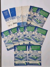 Blackburn Rovers Football Programmes 1961/62 to 1968/69 (Choose From List)