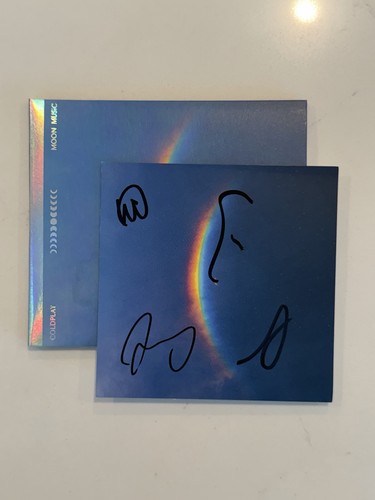 Coldplay signed moon - signed,