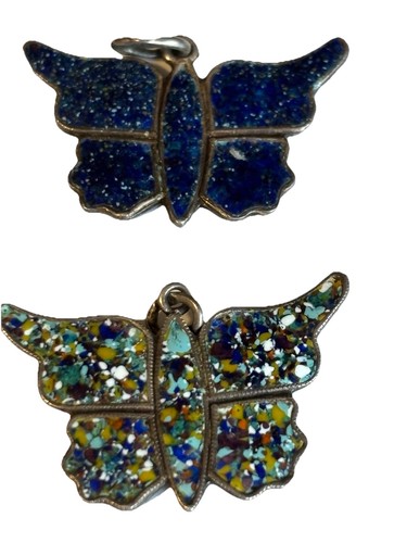 Vintage butterfly enamel - 2,