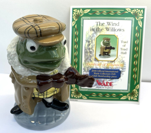 Wade collectors club toad - wade, of