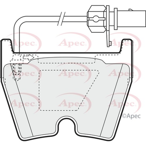 Brake pads set for phaeton - pads,