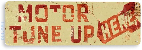 Tin sign motor - tune, up