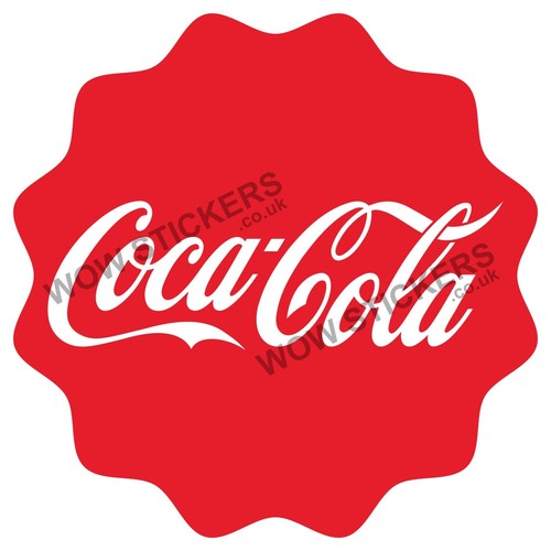Coca cola bottle top sticker - coca,