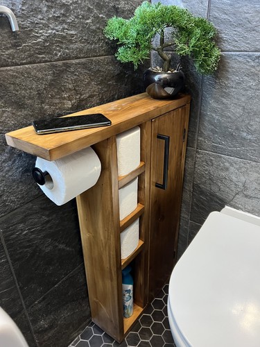 Rustic wood toilet - rustic,