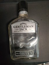 GENTLEMAN JACK DANIELS TENNESSEE WHISKEY EMPTY COLLECTOR BOTTLE 70cl MAN CAVE