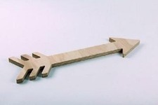 Big Wooden Arrow Plaque Sign
