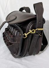 Premium Quality Leather Cartridge Bag With Matching Removable Older Clip