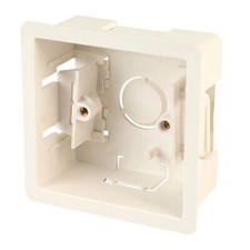 Single 1 Gang 35mm Dry Lining Flush Pattress Back Box Plasterboard Cavity Wall