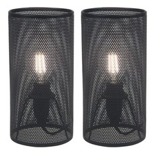 Set modern black bedside - set,