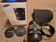 Samsung 18-200mm f/3.5-6.3 ED OIS boxed with pouch Samsung NX Mount