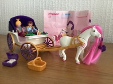 Playmobil Princess 6856 Royal Couple Carriage with horse 